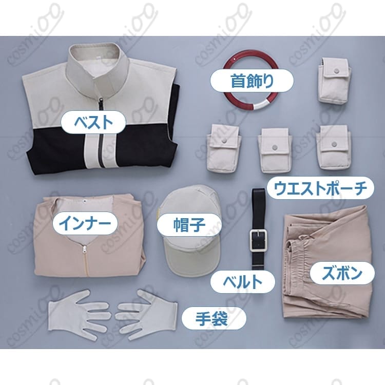 ガチアクタ 掃除屋サポーター制服 高再現コスプレ｜初心者も着やすいクール設計と充実小物 - 8枚目の画像