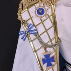 ヘルム イージス軍服風コスプレ衣装 白｜再現度重視で初心者も着替えやすいセット - 3枚目の画像（サムネイル）