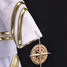 ヘルム イージス軍服風コスプレ衣装 白｜再現度重視で初心者も着替えやすいセット - 4枚目の画像（サムネイル）