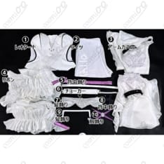 勝利の女神：NIKKE ヘレティック系レオタード風コスプレ衣装 フルセット - 6枚目の画像（サムネイル）
