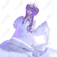 勝利の女神：NIKKE ヘレティック系レオタード風コスプレ衣装 フルセット - 4枚目の画像（サムネイル）