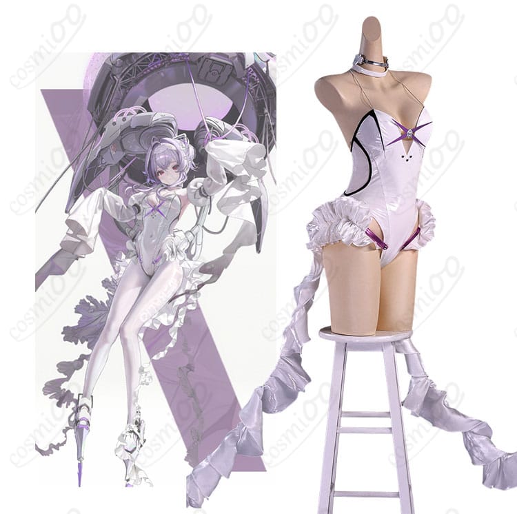 勝利の女神：NIKKE ヘレティック系レオタード風コスプレの着用イメージ
