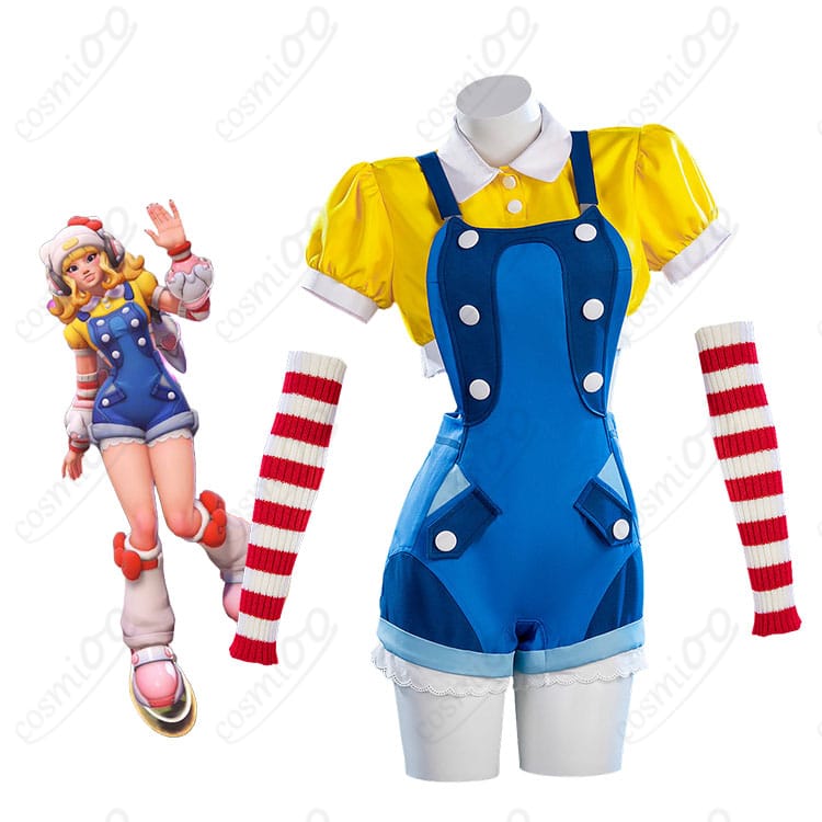 オーバーウォッチ サンリオコラボ風コスプレ衣装のキャラクター着用イメージ