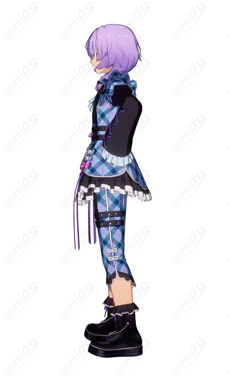 花群冬芽 ユメ Poison Ribbon コスプレ衣装の左側面。腕飾りとアームカバーのディテールが確認できる構図