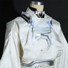 舞台『刀剣乱舞』刀ステ悲伝・白き三日月宗近（みかちか）の重厚和装コスプレ衣装 - 5枚目の画像（サムネイル）