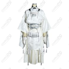 舞台『刀剣乱舞』刀ステ悲伝・白き三日月宗近（みかちか）の重厚和装コスプレ衣装 - 1枚目の画像（サムネイル）