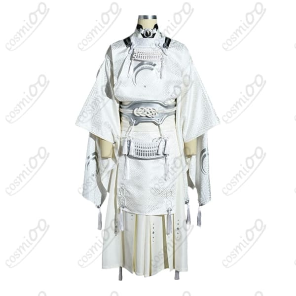 舞台『刀剣乱舞』刀ステ悲伝・白き三日月宗近（みかちか）の重厚和装コスプレ衣装
