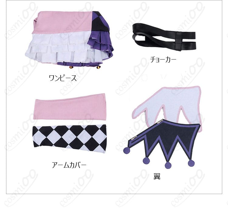 プリティーリズムAD 久里須かなめ コスプレ衣装 アシンメトリー 斜めアングル-12