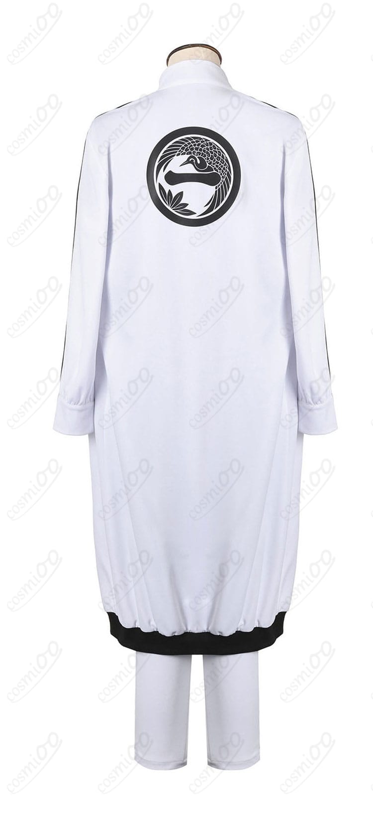 姫鶴一文字 内番服ジャージの背面シルエットと丈感
