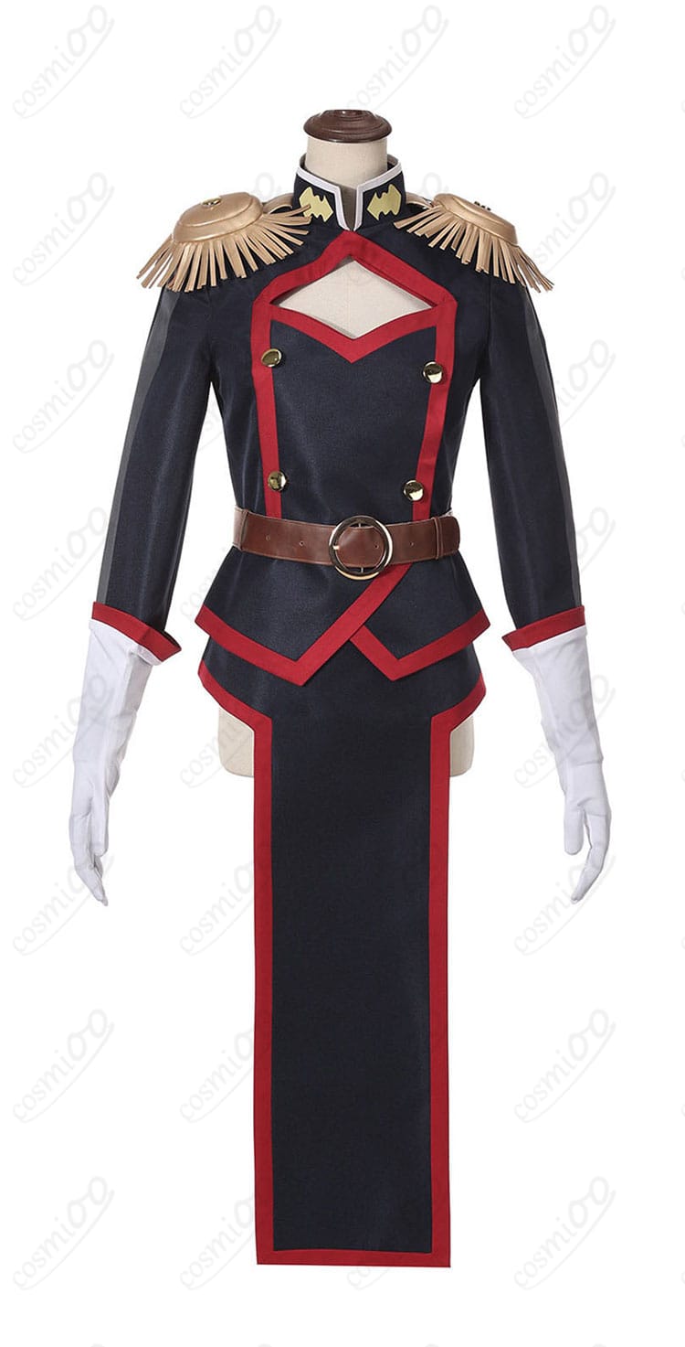 東日万凛隊服の上着とショートパンツの正面スタイル
