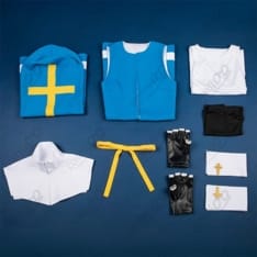 ギルティギア ブリジット 修道服コスプレ｜薄手で通気性◎、初心者も着替え簡単 - 8枚目の画像（サムネイル）