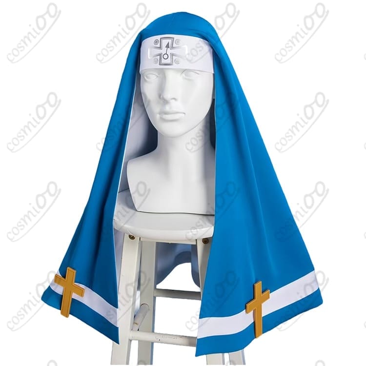ギルティギア ブリジット 修道服コスプレ｜薄手で通気性◎、初心者も着替え簡単 - 6枚目の画像