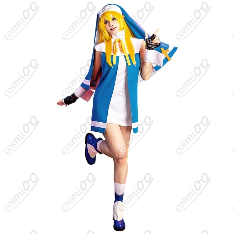 ギルティギア ブリジット 修道服コスプレ｜薄手で通気性◎、初心者も着替え簡単 - 2枚目の画像