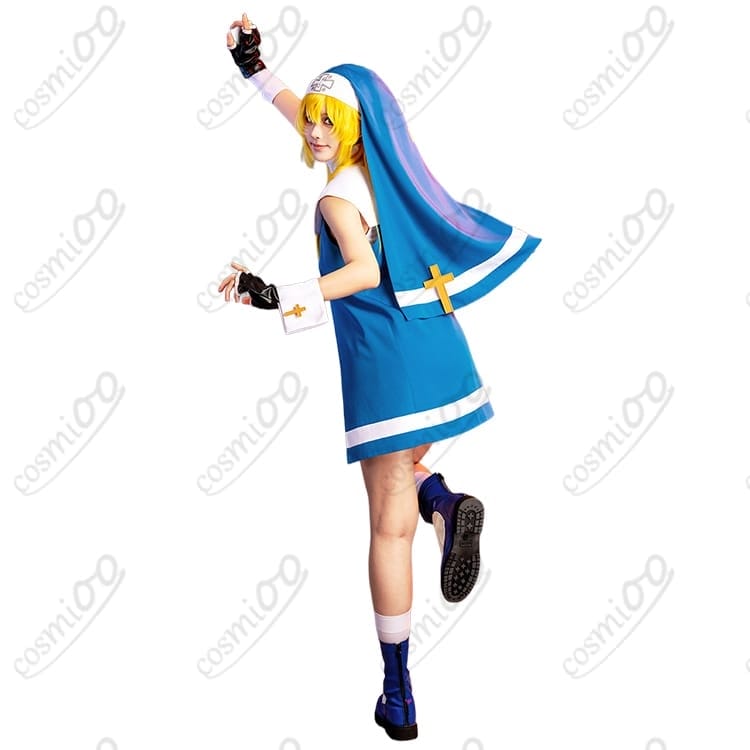 ギルティギア ブリジット 修道服コスプレ｜薄手で通気性◎、初心者も着替え簡単 - 4枚目の画像