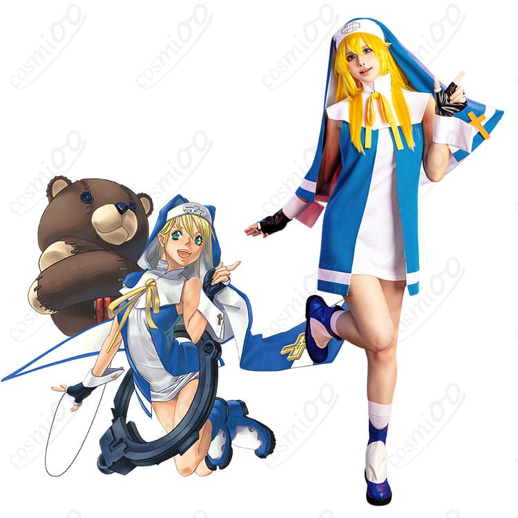 ブリジット 修道服Ver一式を着用した全身イメージ(GUILTY GEAR)