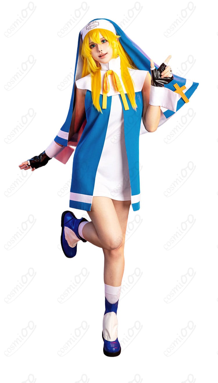 ブリジット 修道服コス着用例。立ちポーズで全体バランスが分かるカット