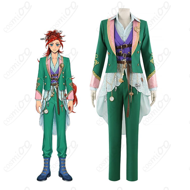 学園制服風コスプレ衣装の全身イメージ（ツイステ風）