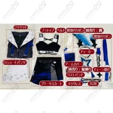 ホロライブ 天音かなた LOCK ON衣装 高再現コス｜軽量通気で長時間も快適、写真映え抜群 - 7枚目の画像（サムネイル）