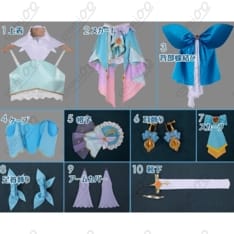 名探偵プリキュア！キュアエクレール 変身ドレス 高再現フルセット｜可愛い×上品で写真映え - 7枚目の画像（サムネイル）