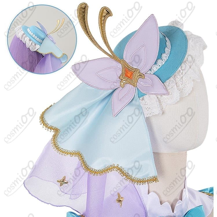 名探偵プリキュア！キュアエクレール 変身ドレス 高再現フルセット｜可愛い×上品で写真映え - 6枚目の画像