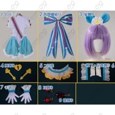 空野みなも プリンセス・リップル変身後ドレス｜高再現で着脱簡単、初心者も安心のフルセット - 6枚目の画像（サムネイル）