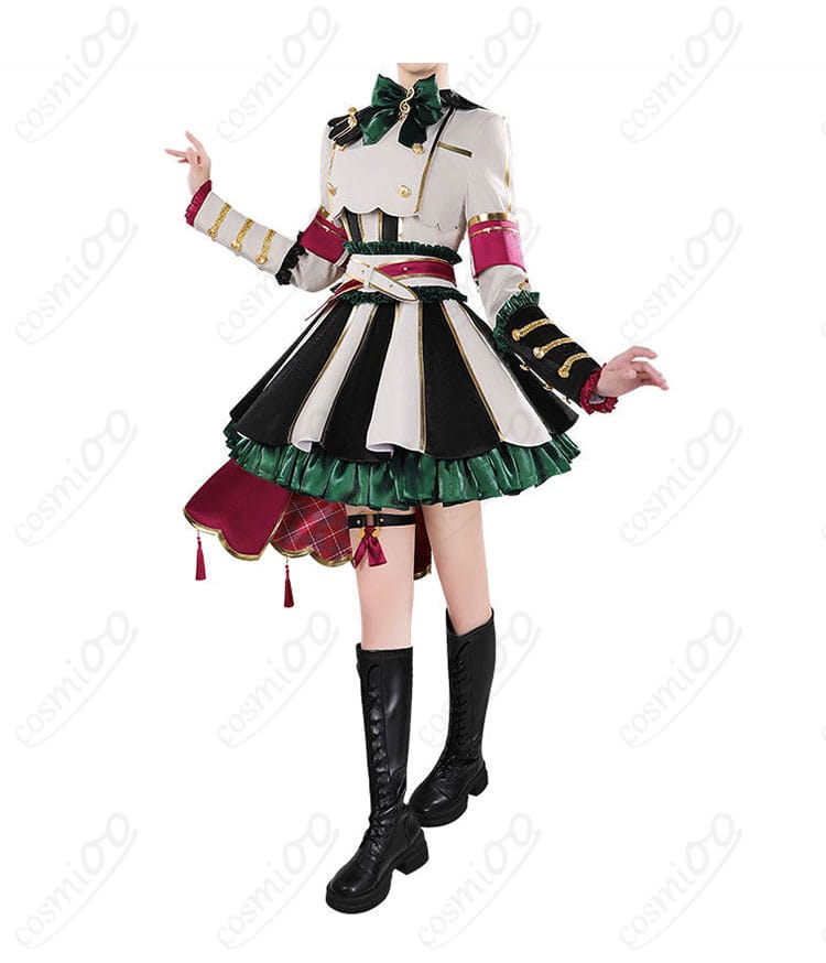 マルシュロレーヌ 勝負服コスプレ 上着とワンピースの側面シルエット