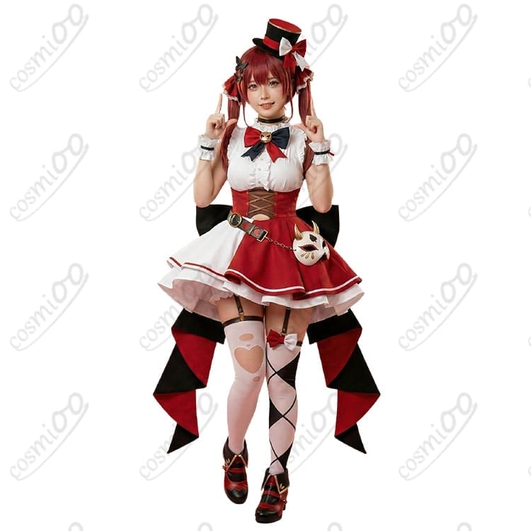 ホロライブ 宝鐘マリン 新衣装 ゴスロリ風コスプレ衣装｜上品×セクシーな再現度と快適な着用感 - 2枚目の画像