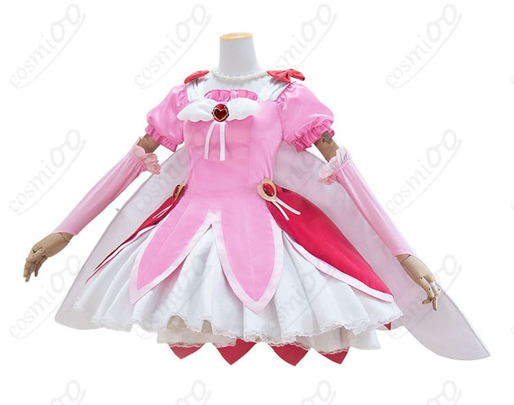 桜あかり コスプレ衣装の側面シルエットとスカートのハリ感