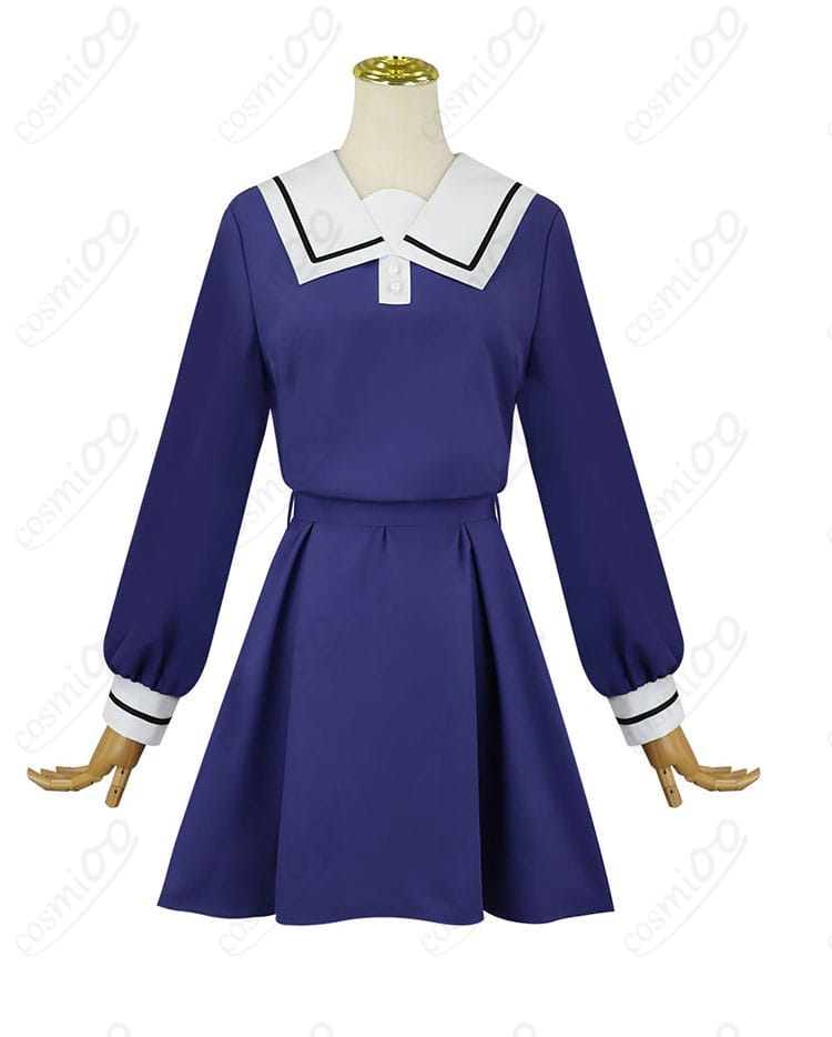 トツキ・シーナ/カガリ・ミミ風ワンピース制服の正面ディテール