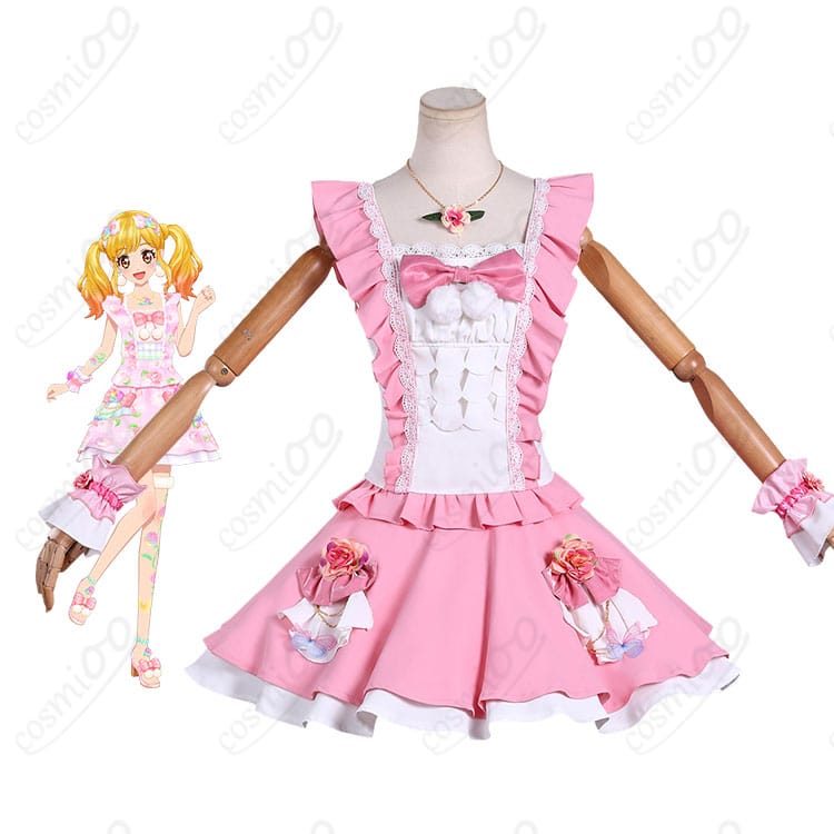 アイカツスターズ!虹野ゆめ スイートフラワーフェアリーコーデの全身イメージ