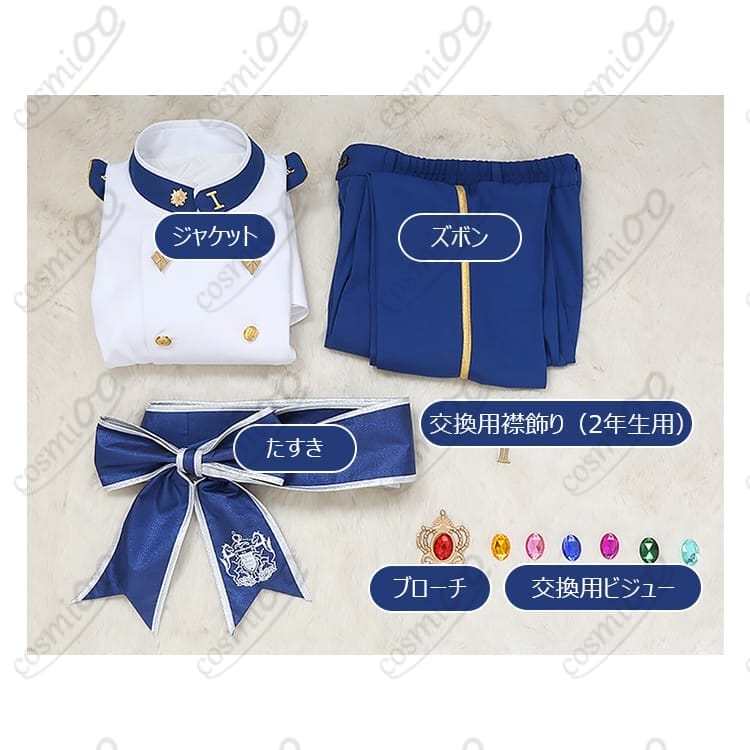 ツイステ RSA ロイヤルソードアカデミー制服 ネージュ/チェーニャ向け 高再現で着やすいセット - 7枚目の画像