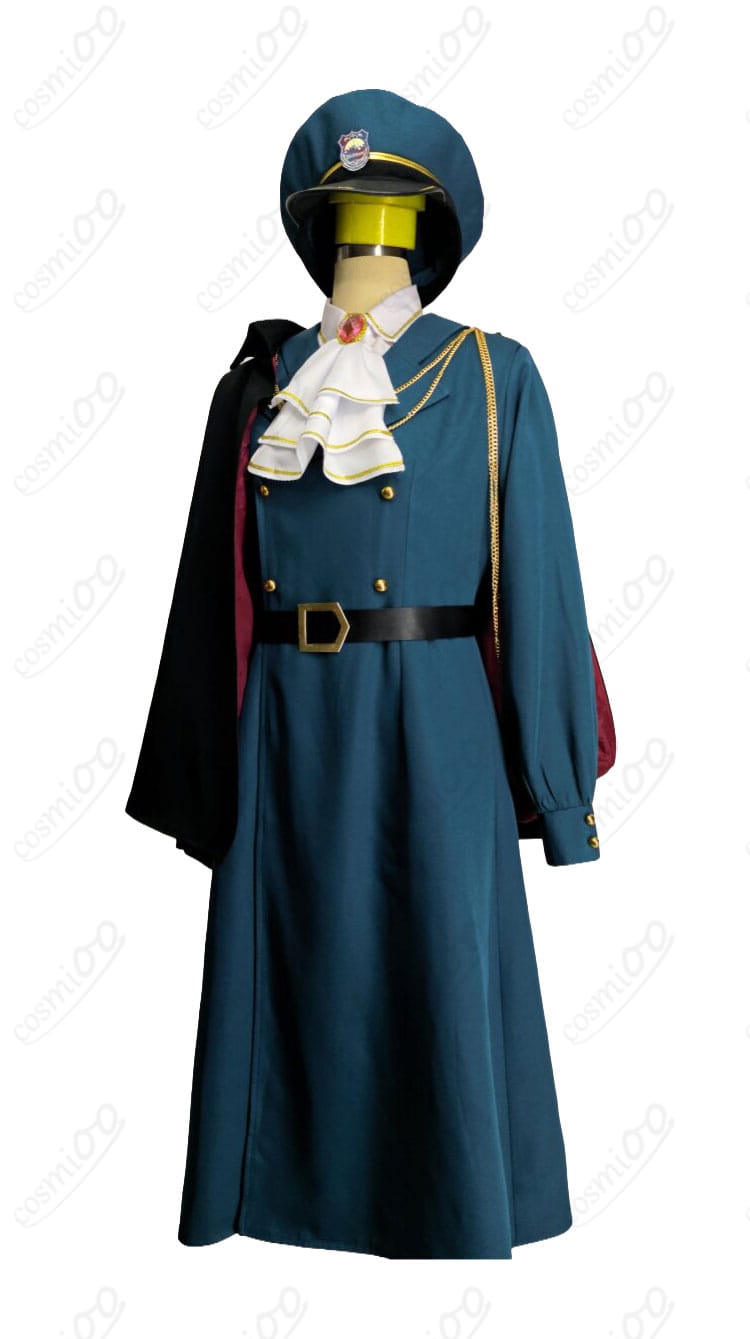 清澄アキラ 寮監隊幹部制服のロングコート正面全体