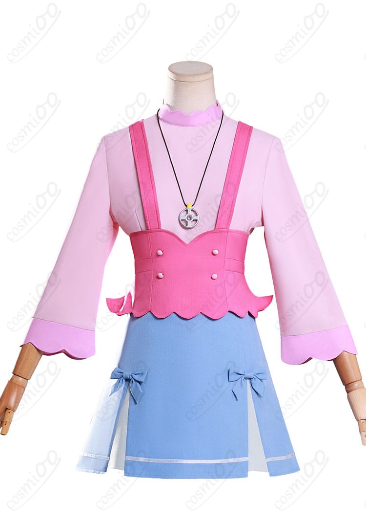 明智アンナ 私服コスプレ 上着とスカートの正面ディテール