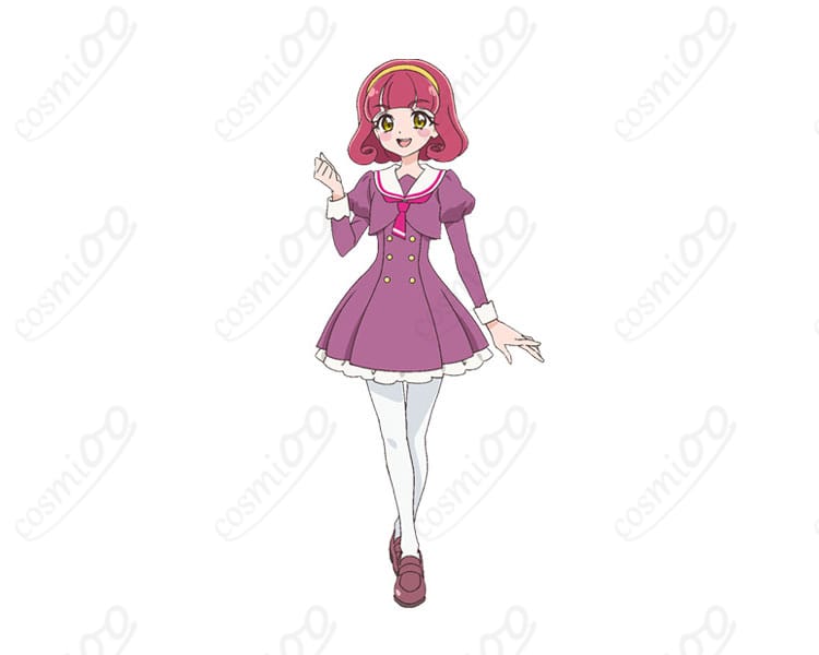 名探偵プリキュア!まことみらい学園制服を着用したキャラクターイメージ