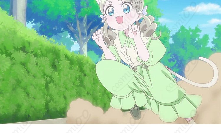 来栖エリザ 私服コスプレ衣装のスカート裾装飾ディテール