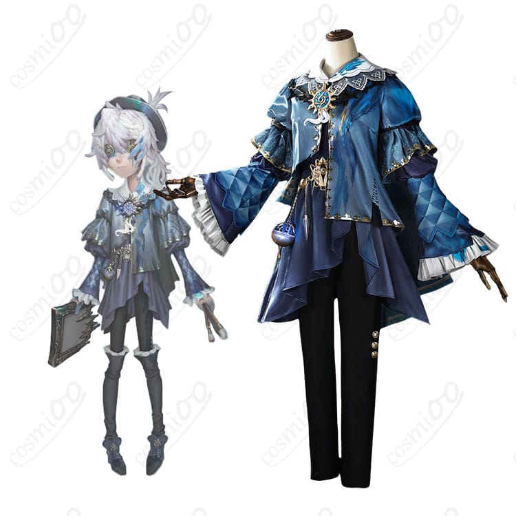 第五人格 画家 エドガー・ワルデン 藍色の暗面 衣装の全身イメージ