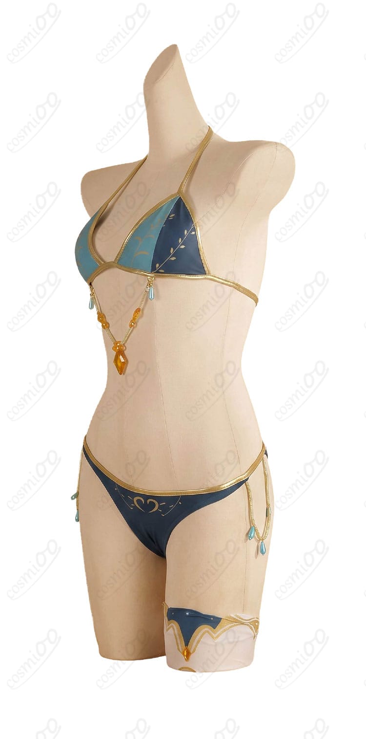 セレス・ファウナ水着コスプレの側面シルエットとフィット感