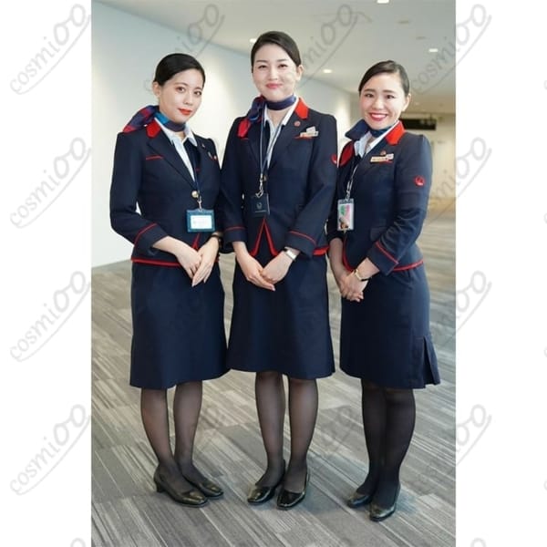 日本航空JAL 客室乗務員 10代目制服風コスプレ衣装｜上品で爽やか、初心者もきれいに決まる