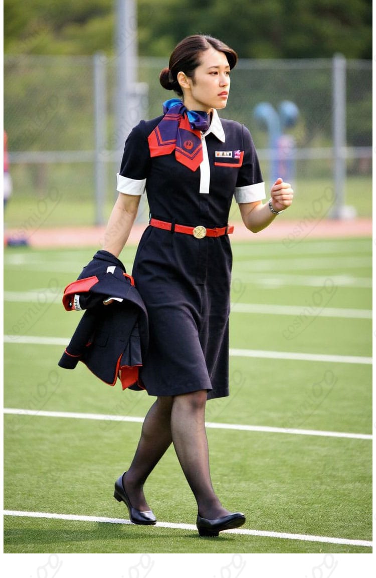 JAL CA 制服 日本航空 客室乗務員 10代目制服 コスプレ衣装-4