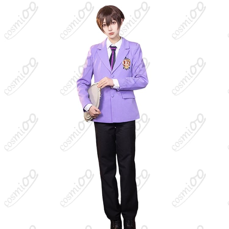 桜蘭高校ホスト部 藤岡ハルヒ 男子制服フルセット｜初心者でも着脱ラクで高再現 - 4枚目の画像