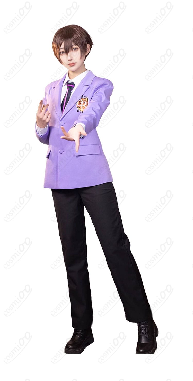 桜蘭高校ホスト部 男子制服コスプレの全身着用例（立ち姿）