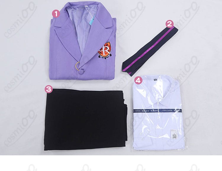 桜蘭高校ホスト部 男子制服コスプレ フルセット（ジャケット・シャツ・ネクタイ・パンツ）の内容一覧