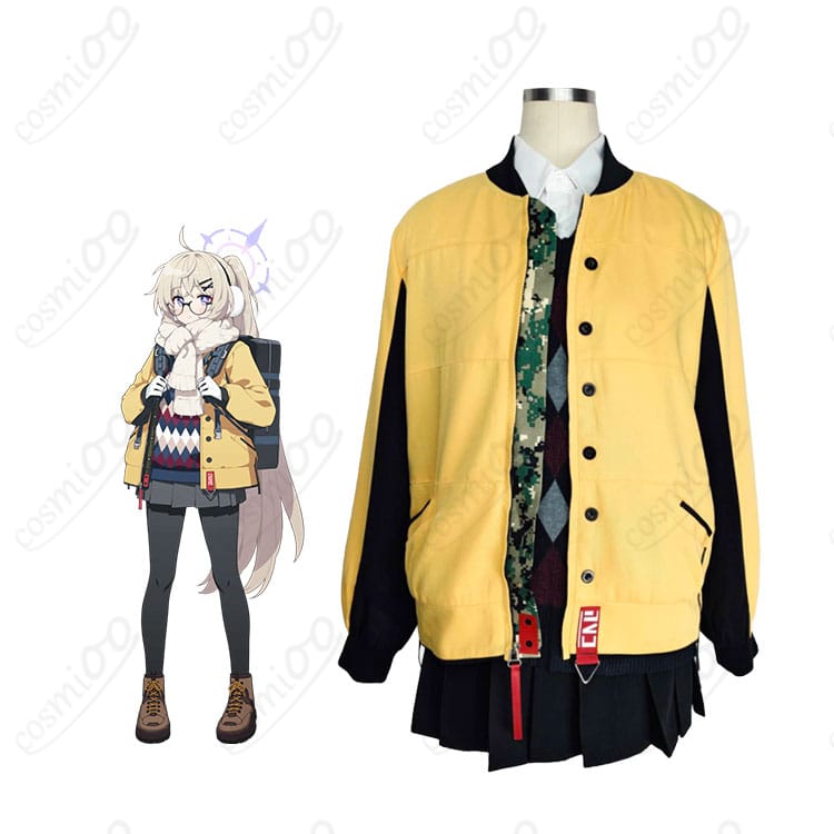 音瀬コタマ(ブルーアーカイブ)制服フルコーデの着用イメージ
