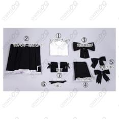 初音ミク ゴシックVer. コスプレ衣装 フルセット｜通気性◎で初心者も安心 - 6枚目の画像（サムネイル）