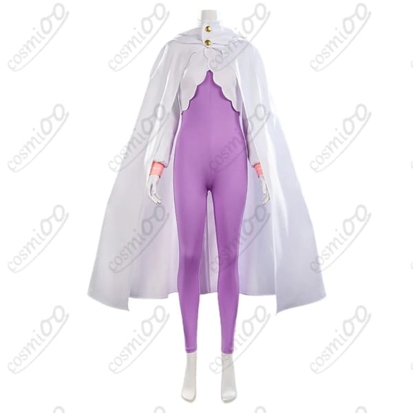 Re:ゼロ エミリア コスプレ衣装 清楚＆上品のフードマント×ボディスーツで高再現