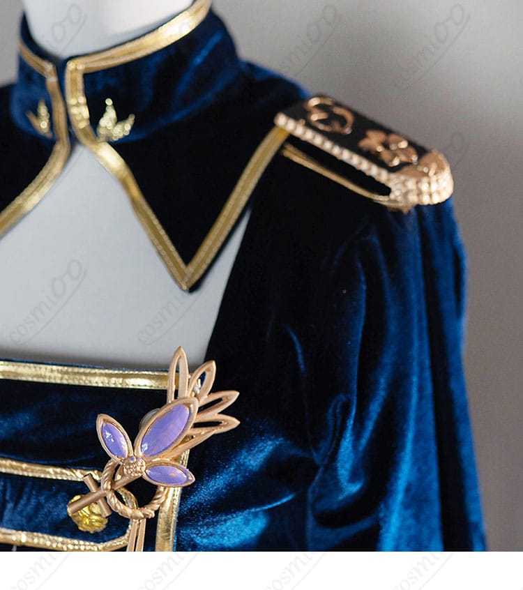ブラウンダスト2 小さな女の子 戦闘服コスプレ 肩パーツの立体装飾と縫製アップ