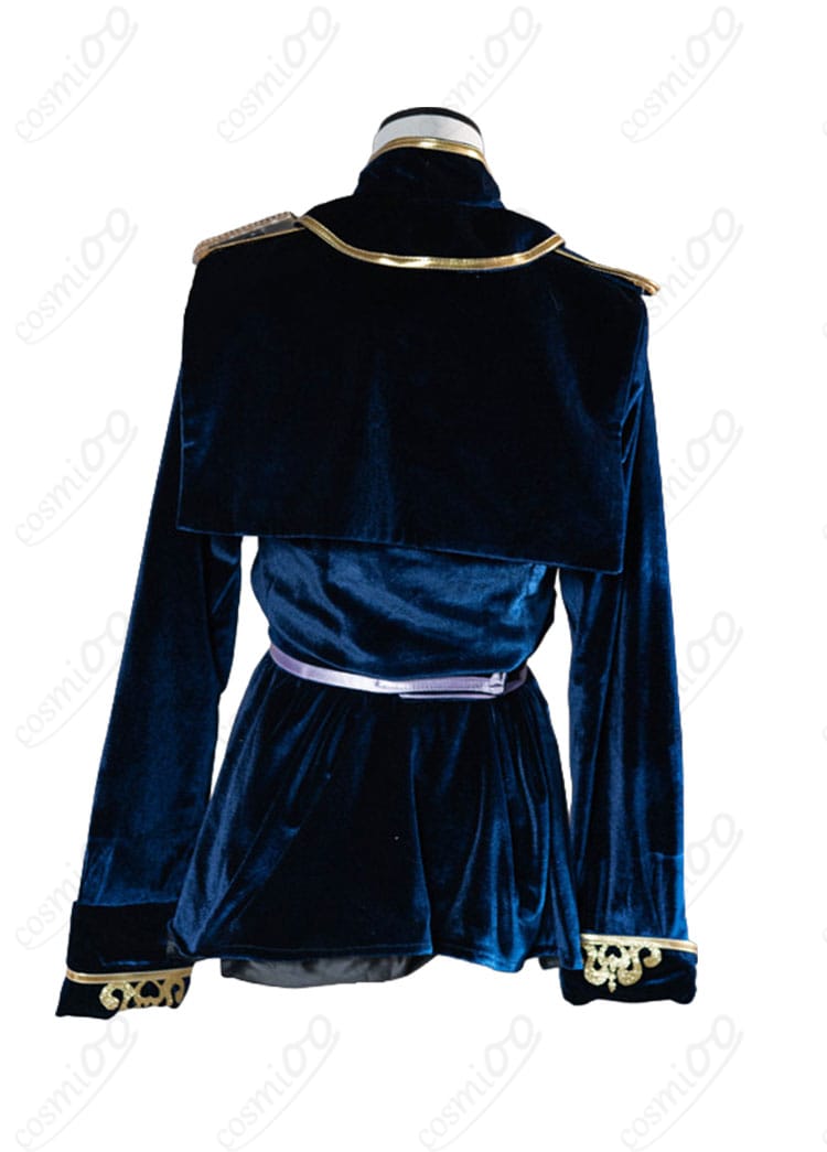 ブラウンダスト2 小さな女の子 戦闘服コスプレ 上着の背面カッティングと留め具