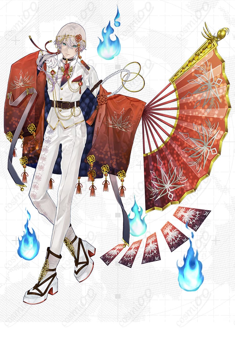 #コンパス 鬼ヶ式うら コスプレ衣装一式のフルボディ正面カット
