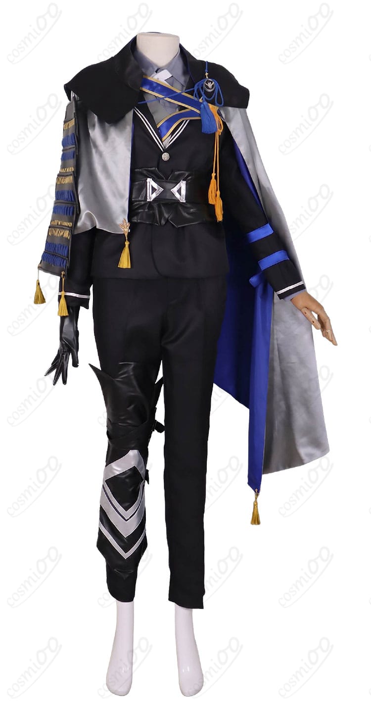 山姥切長義 極 新戦闘服コスプレ衣装のジャケットとベストの正面ディテール