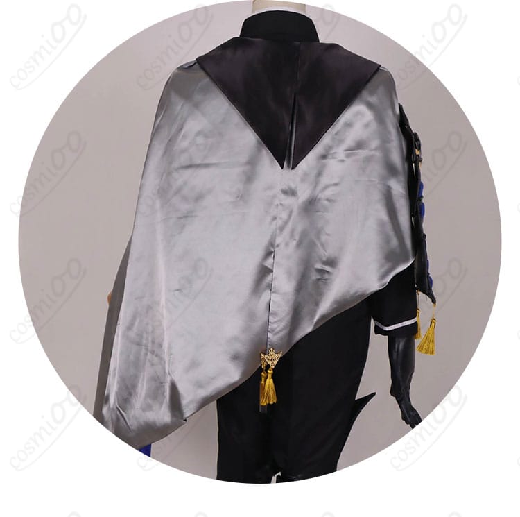 山姥切長義 極 新戦闘服コスプレ衣装のマントと背肩周りの縫製ディテール